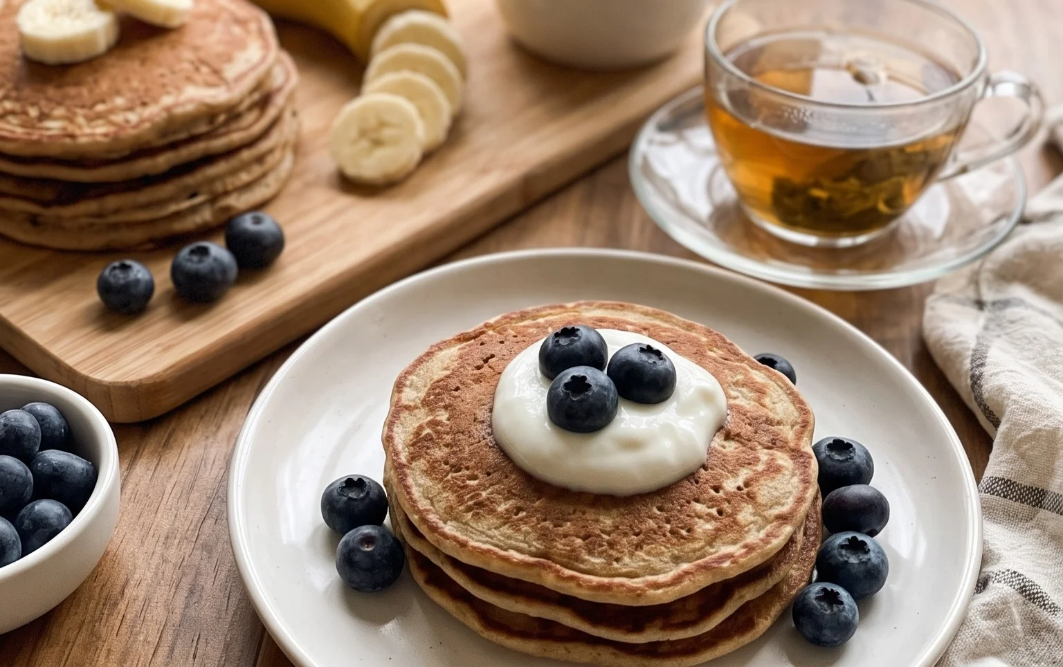 Flourless Banana & Protein Powder Pancakes (35g+ Protein)